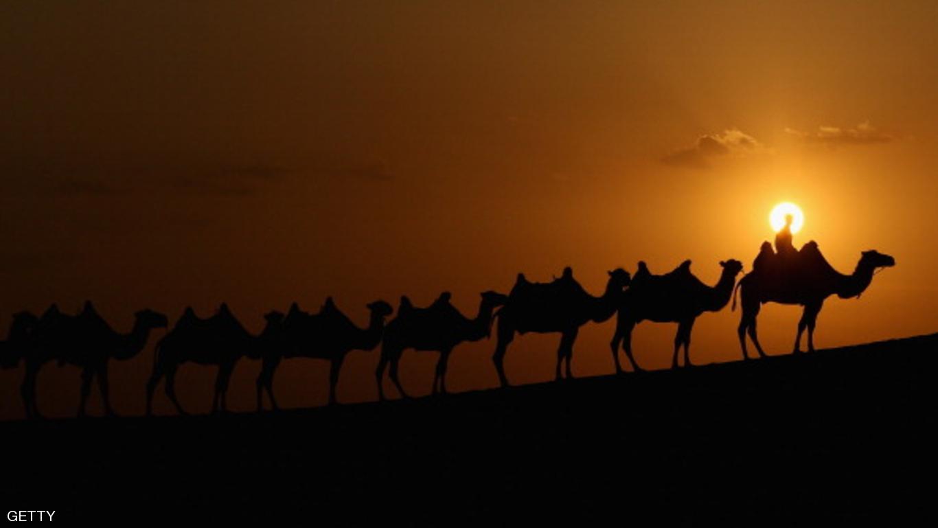 بە وێنە.. پێشبرکێ بە وشتر لە مەنگۆلیا ببینە